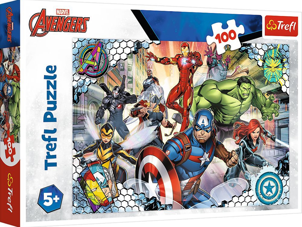 Пазл Trefl Avengers Сила Мстителей, 100 деталей