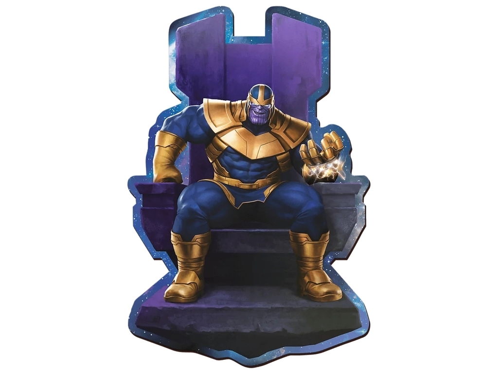 Деревянный пазл Trefl Wood Craft Marvel Танос на троне, 160 элементов
