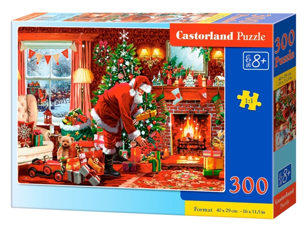 Пазли Особиста доставка Санта-Клауса, 300 елементів, Castorland