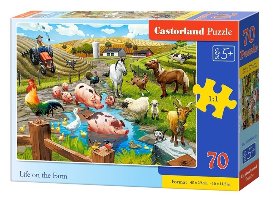 Пазли Життя на фермі 70 елементів, Castorland B-070060