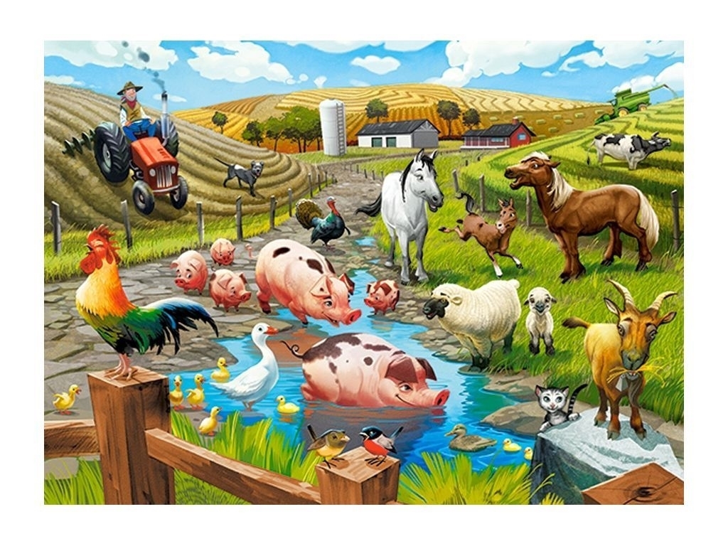 Пазли Життя на фермі 70 елементів, Castorland B-070060