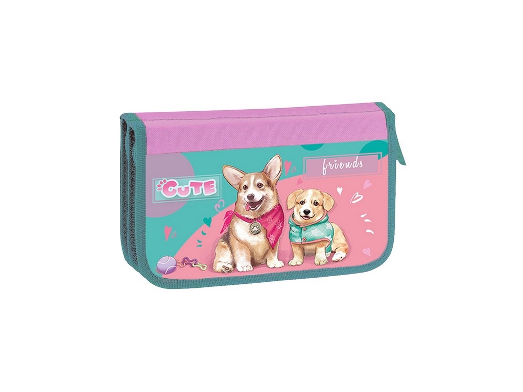 Пенал двойной картон LoveMyCorgi 14024