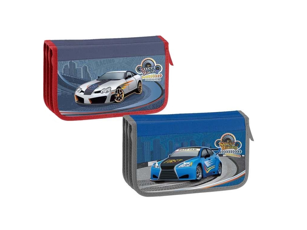 Пенал тройной картонный STREET RACING, 7463