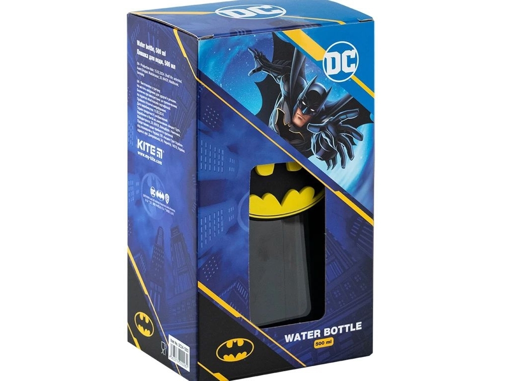 Бутылочка для воды DC Batman 500 мл, Kite
