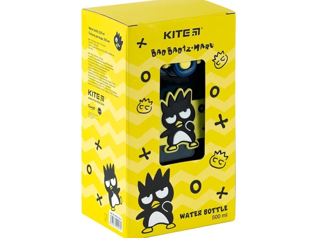 Бутылочка для воды Bad Badtz Maru 500 мл, Kite