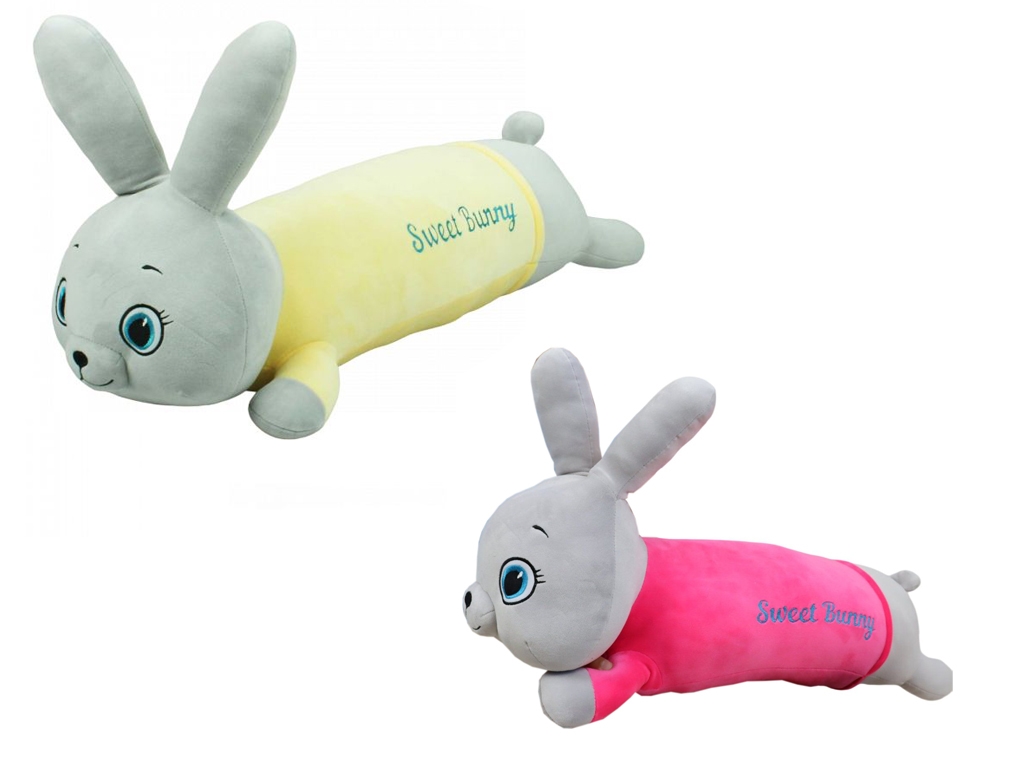 Подушка обнимашка Зайка Sweet Bunny, 72 см, текстильная игрушка, Копица