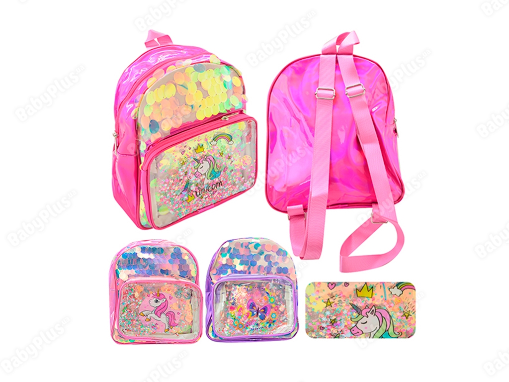 Рюкзак з блискітками Unicorn 26х22х9 см, ST02113