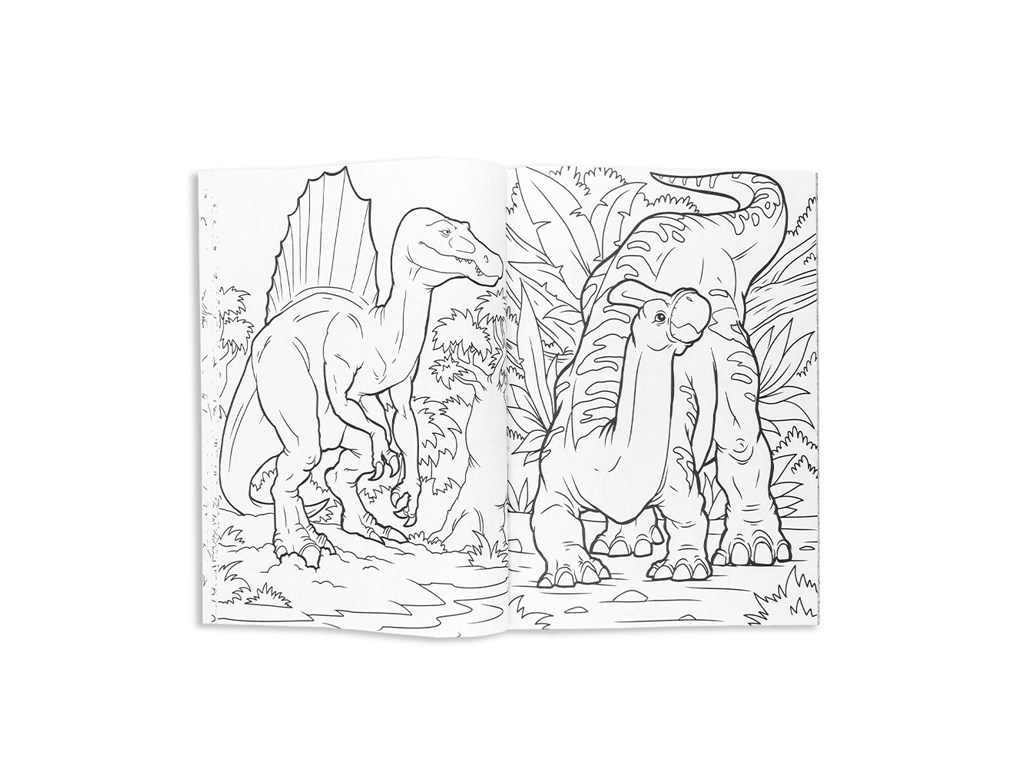 Розмальовка “Dinosaur Expedition”, 64 аркуші, Вік 3+, Moxy