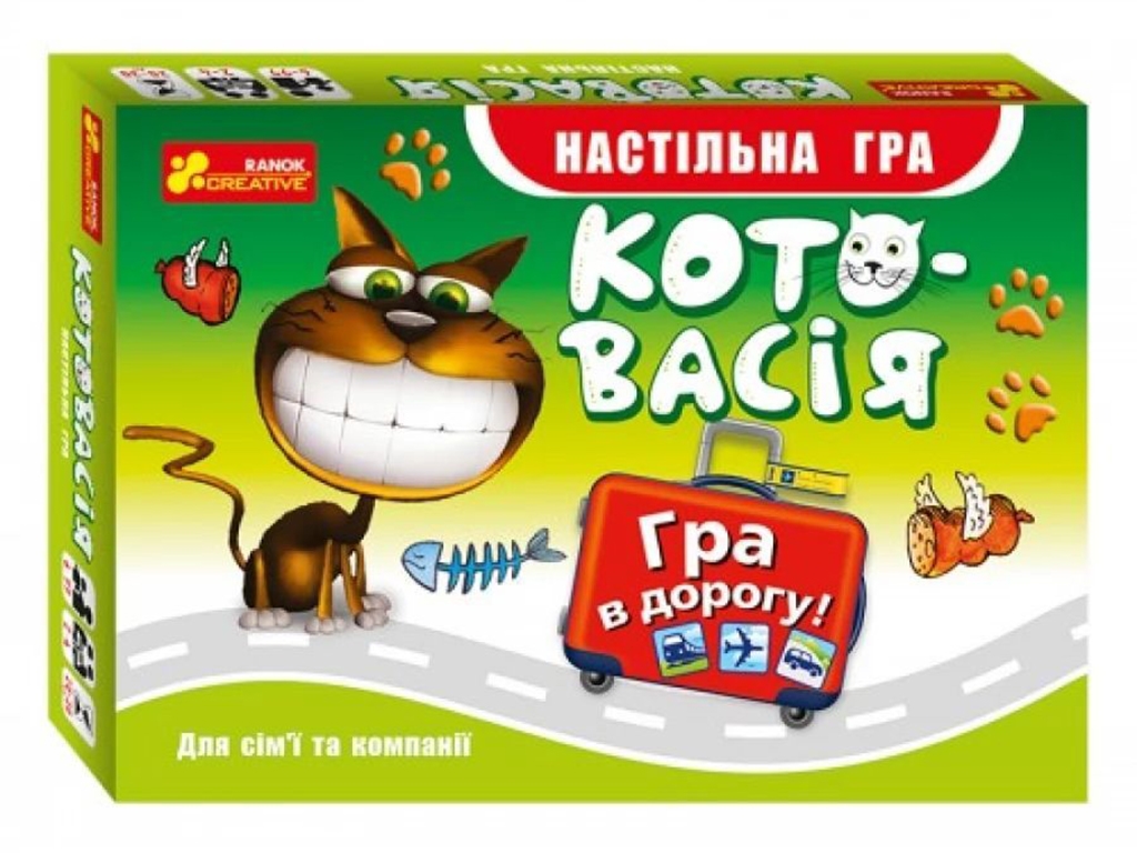 Развлекательная игра Котовасия дорожная. Ranok Creative 12170010У