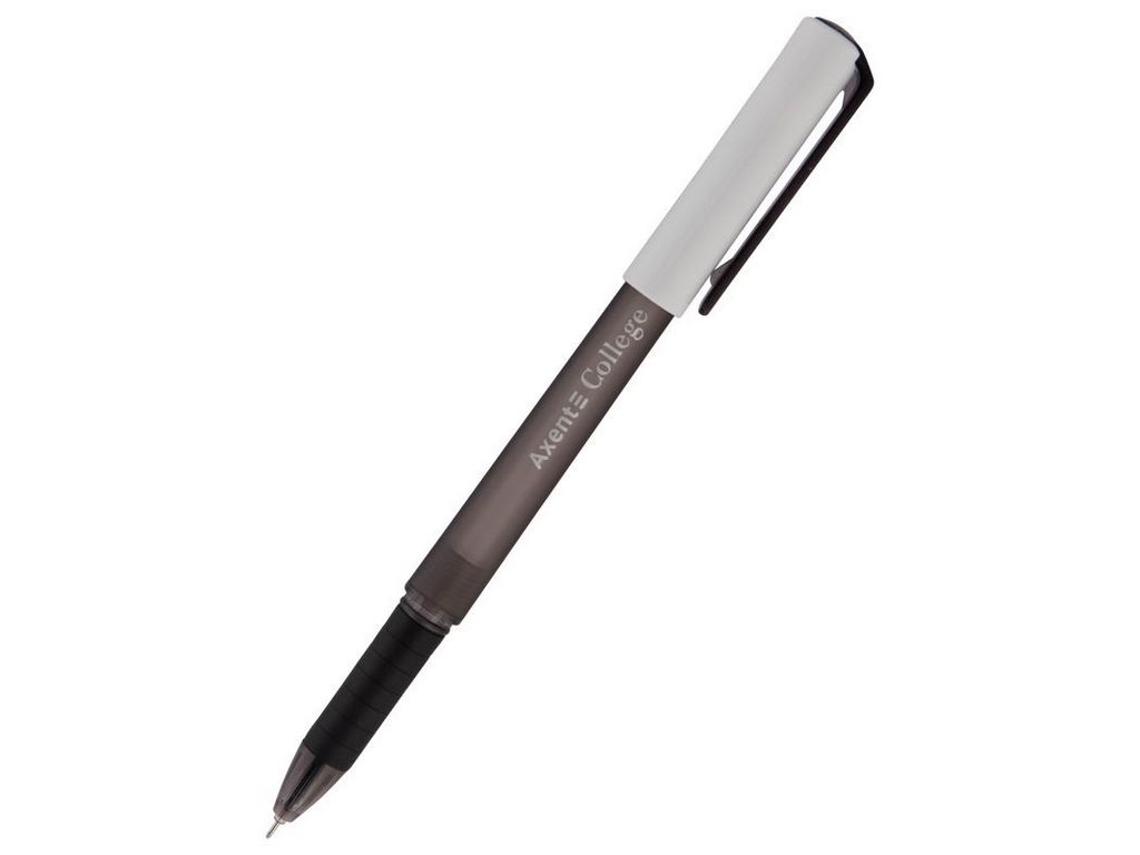 Ручка гелева College чорна. Axent AG1075-01-A