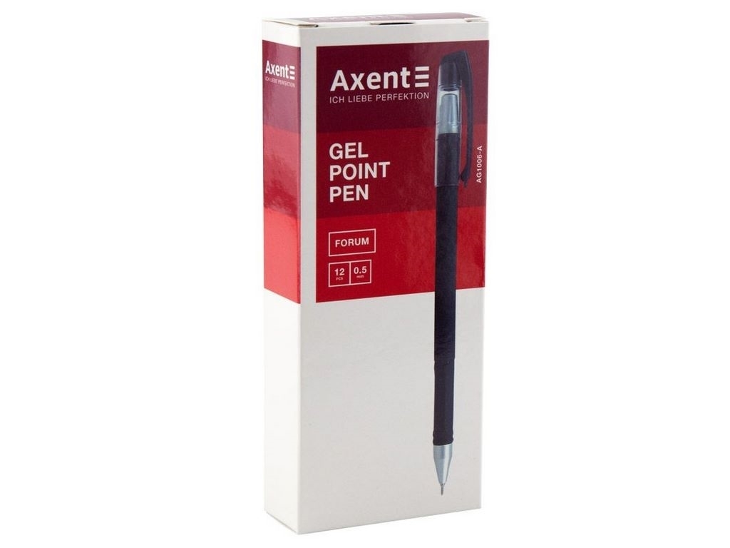 Ручка гелева Forum синя. Axent AG1006-02-A