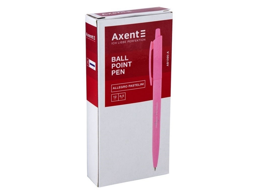 Ручка кулькова автоматична Allegro Pastelini синя. Axent AB1090-02-A