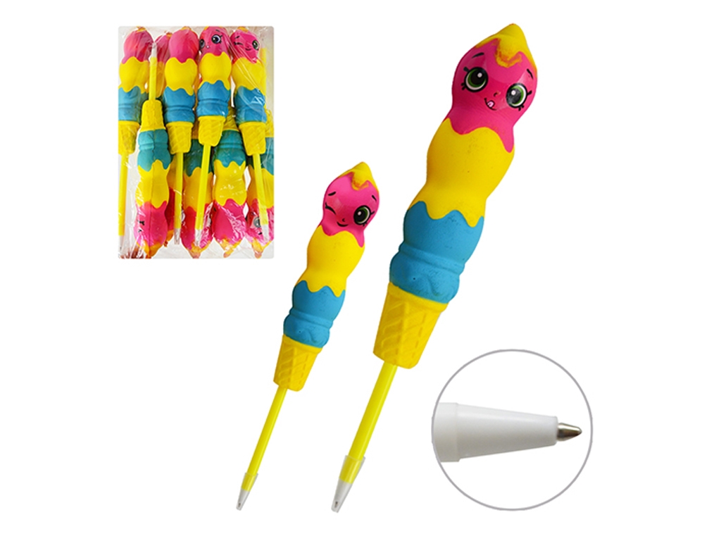 Ручка шариковая сквиш детская Мороженое, ST01640
