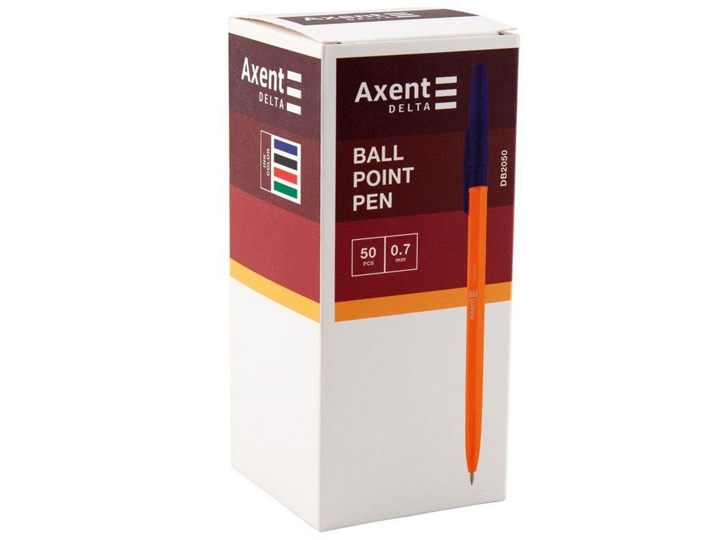 Ручка кулькова синя Axent Delta DB2050-02