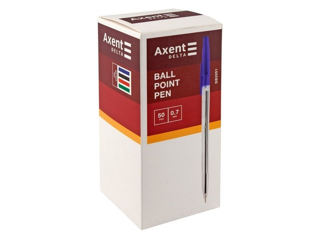 Ручка кулькова синя. Axent Delta DB2051-02