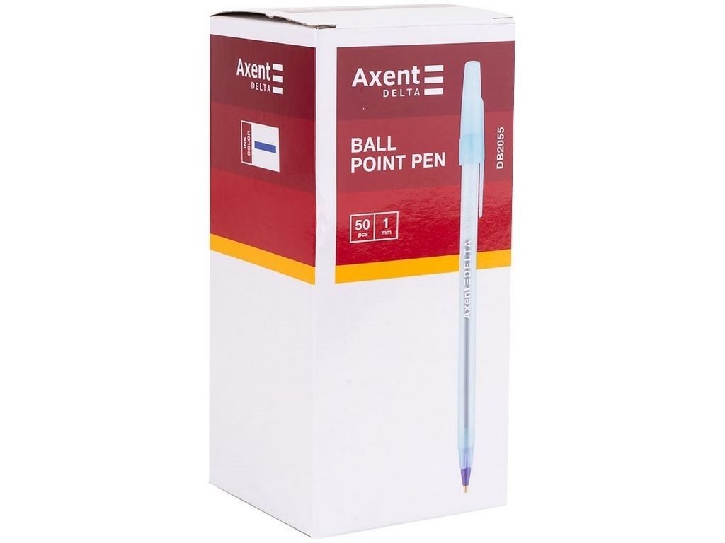 Ручка шариковая синяя. Axent Delta DB2055-02