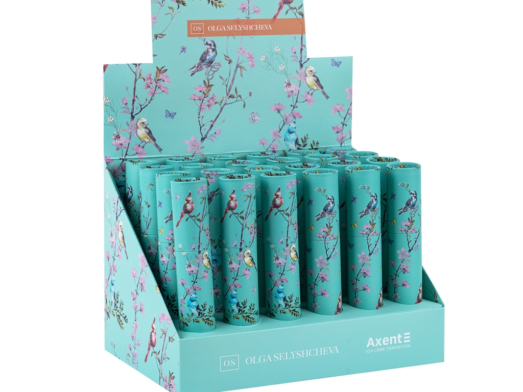 Ручка кулькова OS Spring синя. Axent AB1098-06-02-A