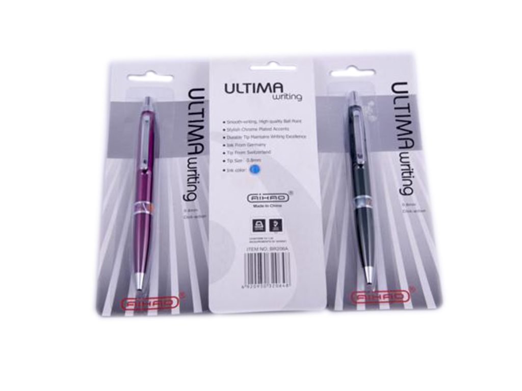 Ручка подарункова синя Ultima writing. AIHAO BR206A