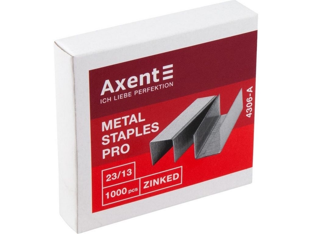 Скобы для степлеров Pro 23/13 Axent 4306-A, 1000 шт