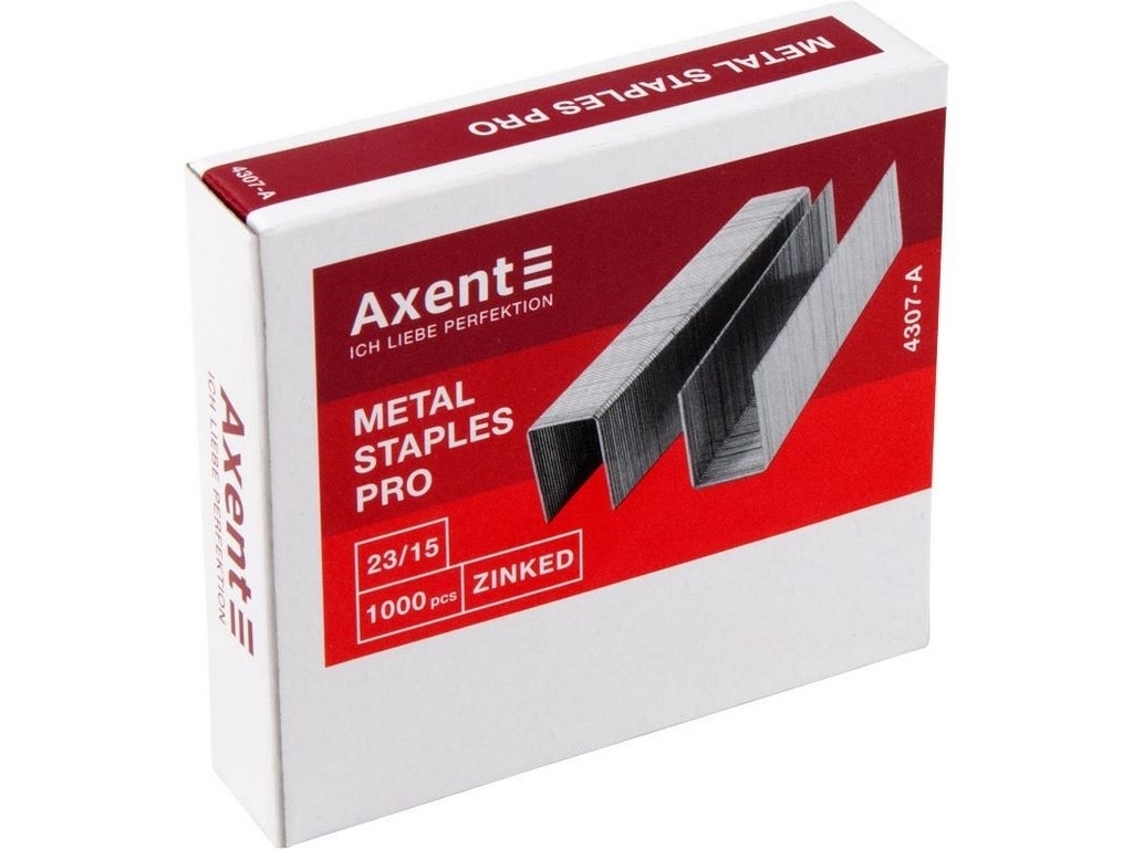 Скобы для степлеров Pro 23/15. 1000 шт. Axent 4307-A