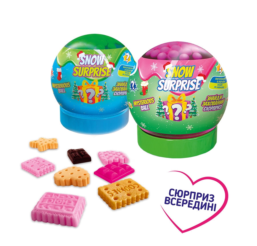 Слайм.Snow Surprise. TM Mr.Boo 80146. 210 мл.