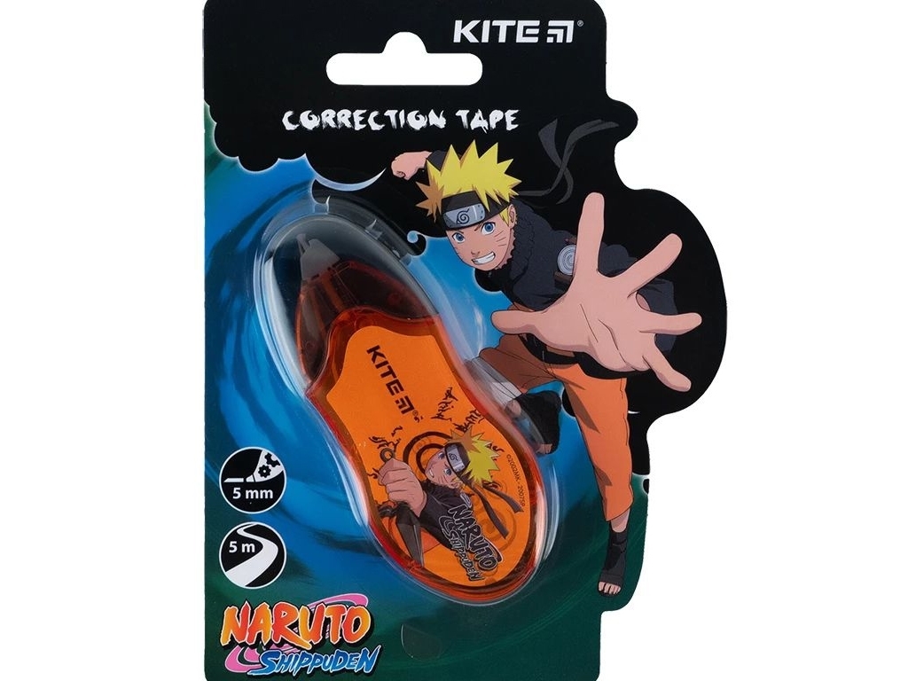 Лента корректирующая Naruto Shippuden 5мм, 5м, Kite