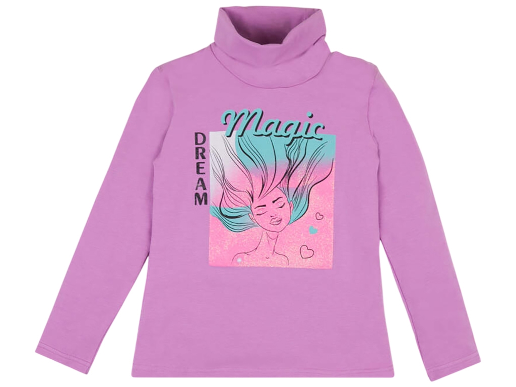 Свитер детский для девочки Magic SV-21-91-1, Рост 128 сиреневый, Gabbi