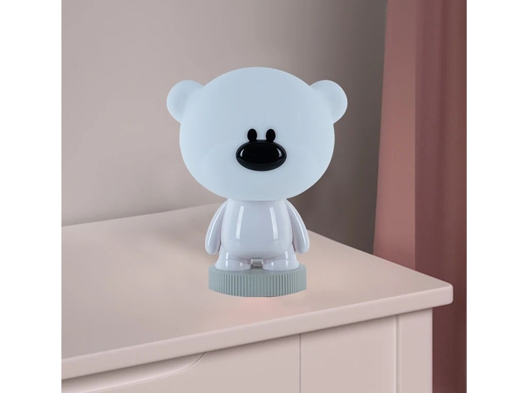 Світильник-нічник LED з акумулятором Bear білий, Kite