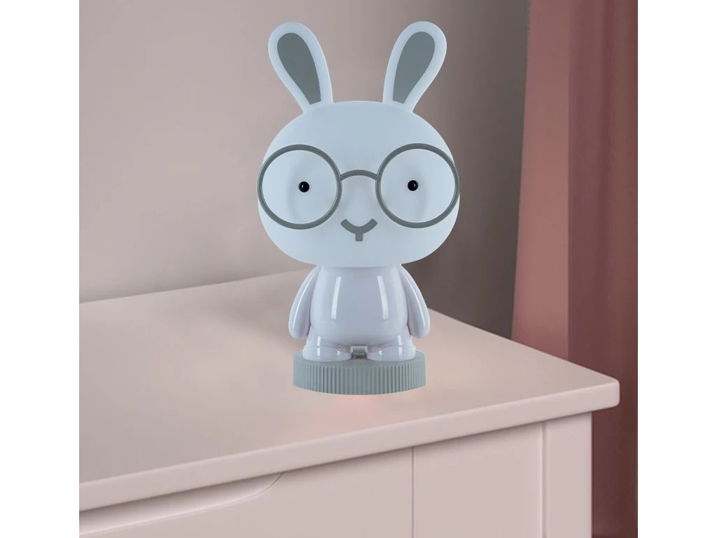 Світильник-нічник LED з акумулятором Bunny білий, Kite