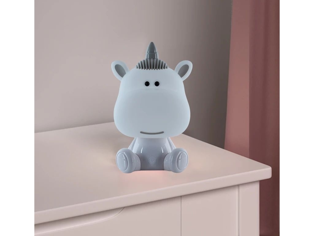 Світильник-нічник LED з акумулятором Unicorn білий, Kite