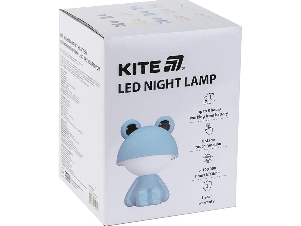Світильник-нічник LED з акумулятором Cute Bunny білий, Kite
