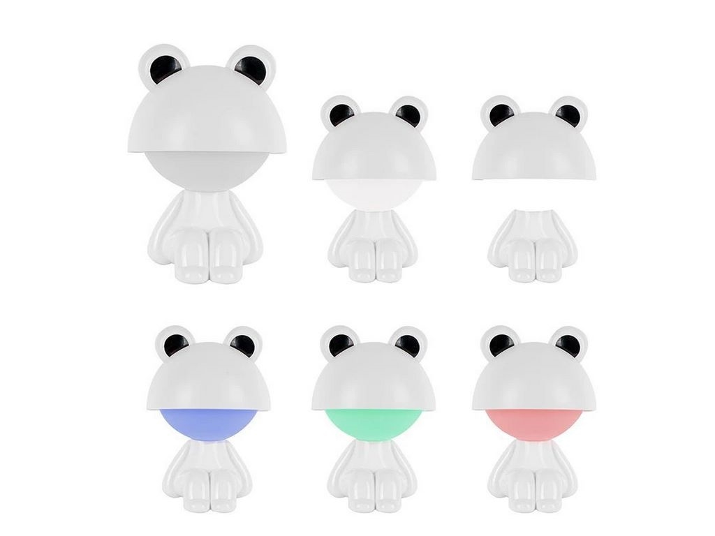 Світильник-нічник LED з акумулятором Cute Froggy білий, Kite