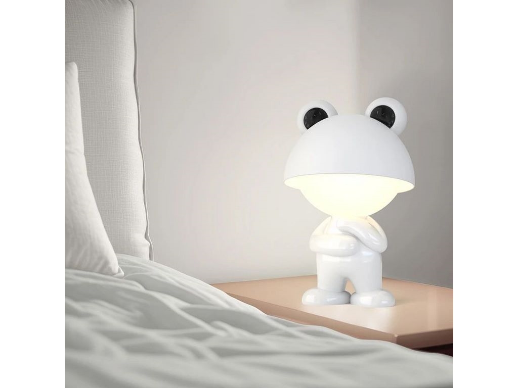 Світильник-нічник LED з акумулятором Dreamy Froggy білий, Kite