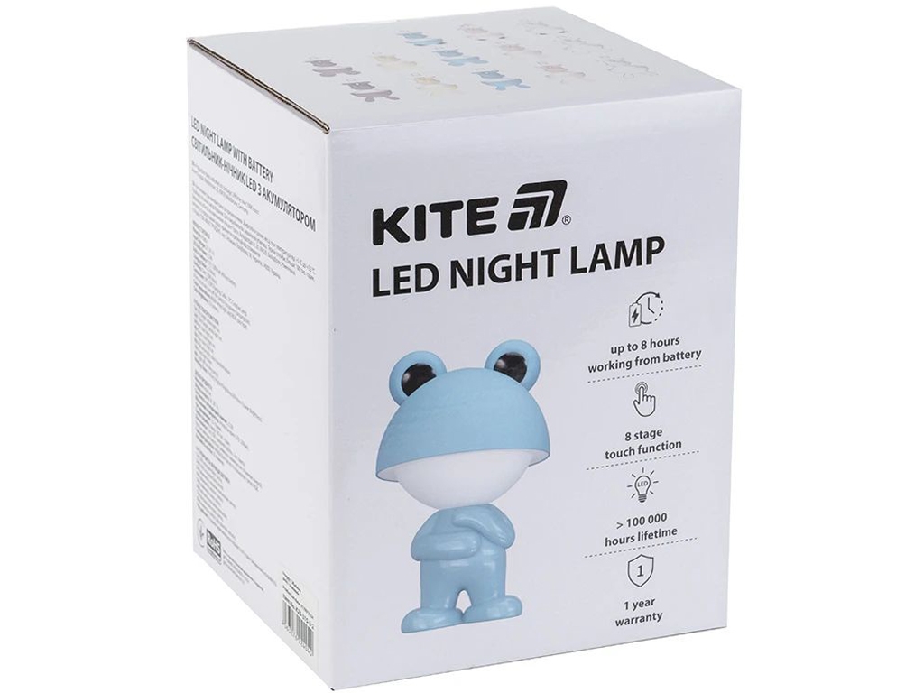 Світильник-нічник LED з акумулятором Dreamy Mouse білий, Kite