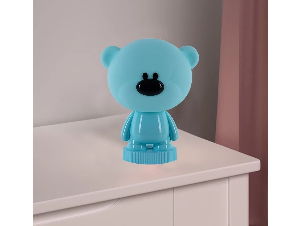 Світильник-нічник LED з акумулятором Bear блакитний, Kite