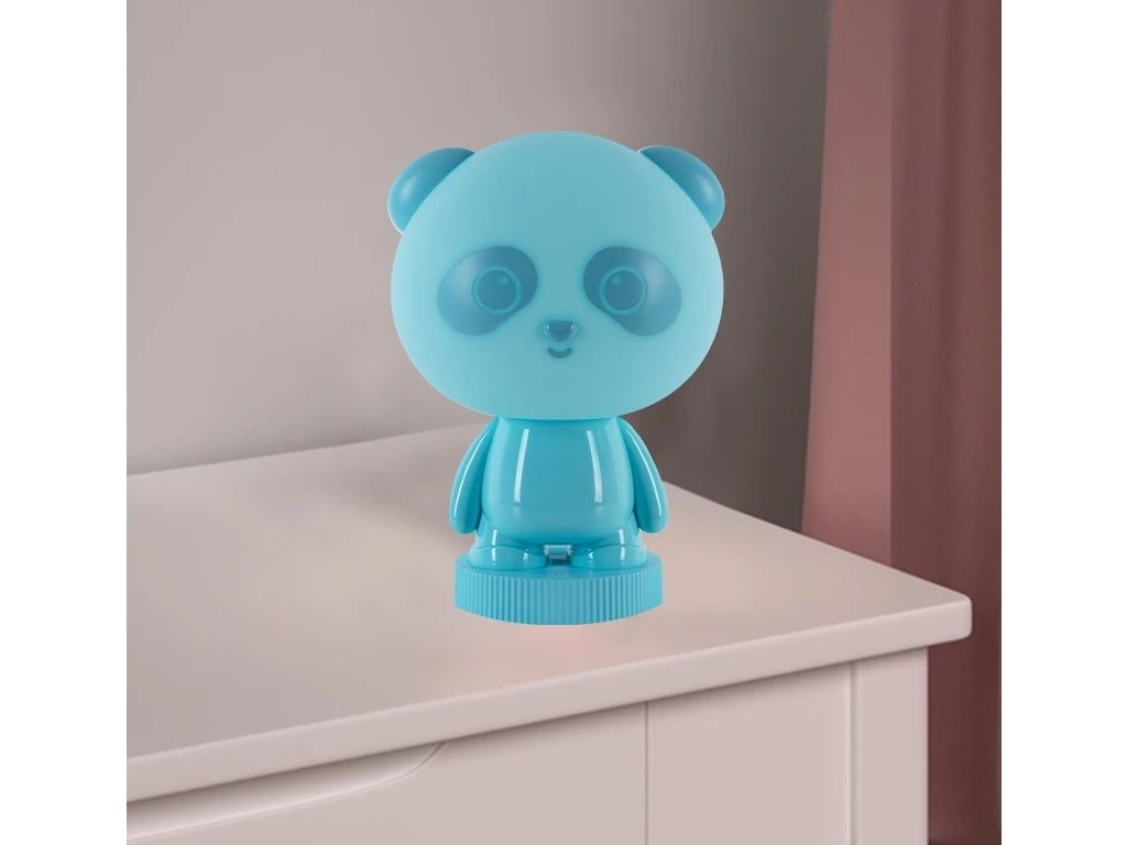 Світильник-нічник LED з акумулятором Panda блакитний, Kite
