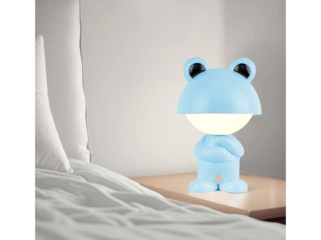 Світильник-нічник LED з акумулятором Dreamy Froggy блакитний, Kite