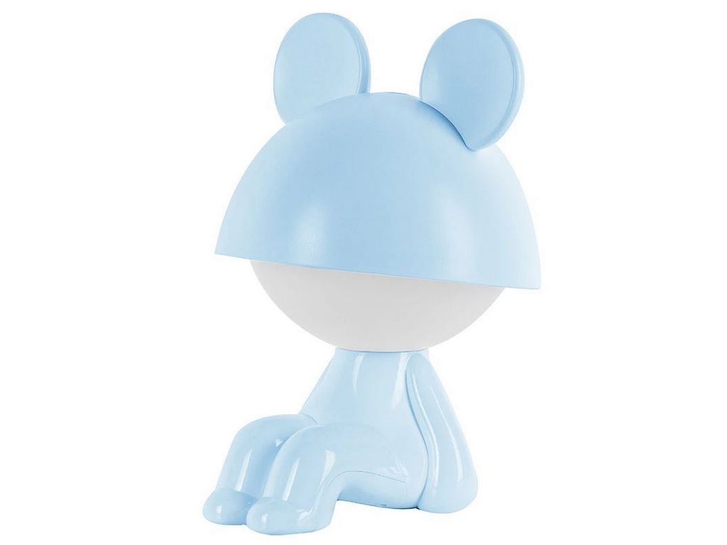 Світильник-нічник LED з акумулятором Cute Mouse блакитний, Kite