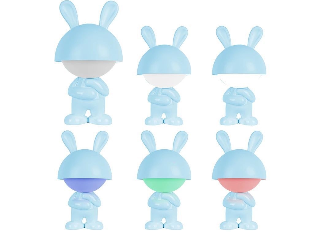 Світильник-нічник LED з акумулятором Dreamy Bunny блакитний, Kite