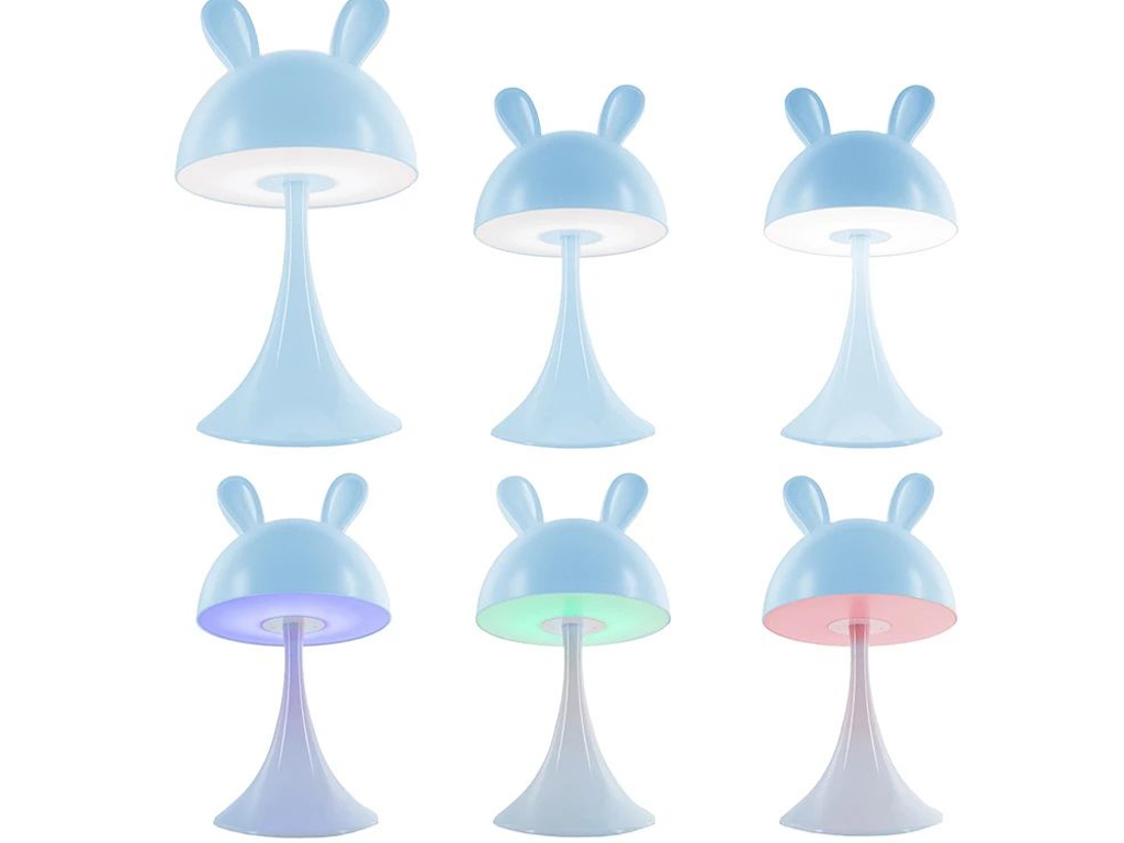 Світильник-нічник LED з акумулятором Simple Bunny блакитний, Kite