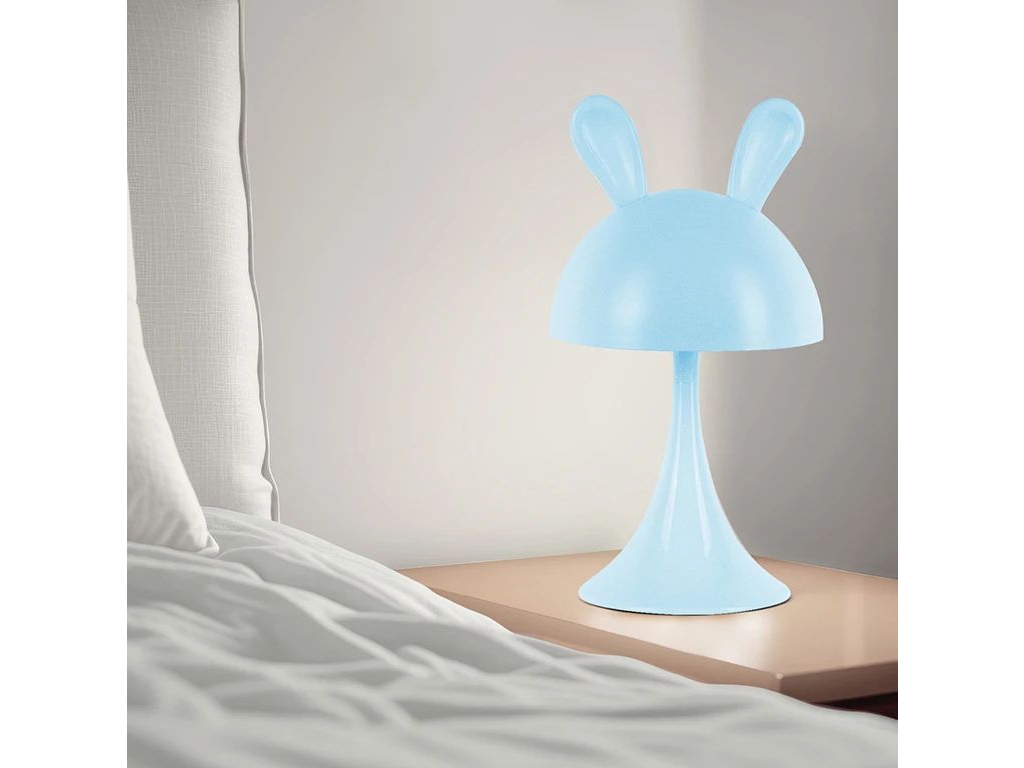 Світильник-нічник LED з акумулятором Simple Bunny блакитний, Kite