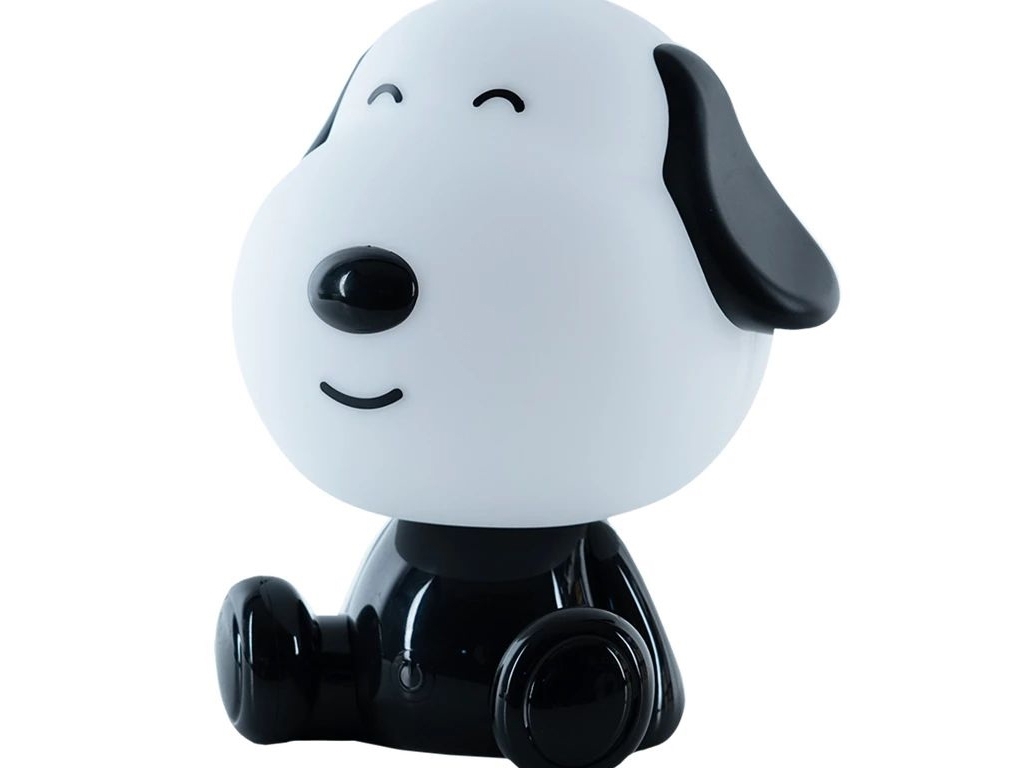 Світильник-нічник LED з акумулятором Doggy чорно-білий, Kite