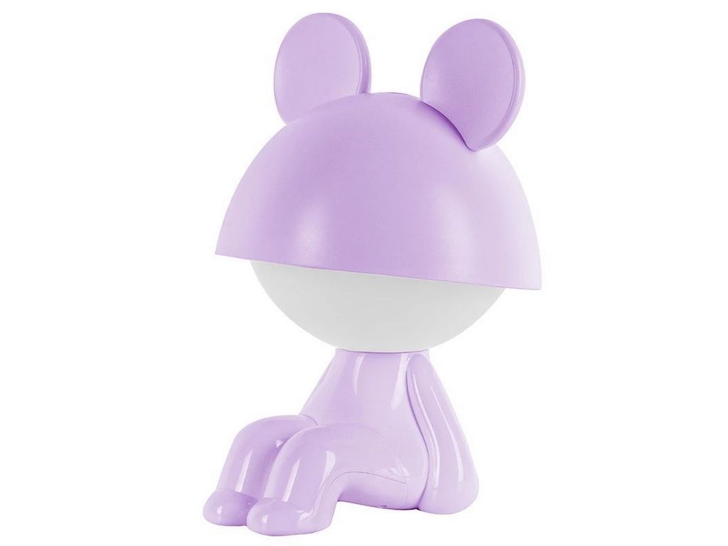 Світильник-нічник LED з акумулятором Cute Mouse фіолетовий, Kite