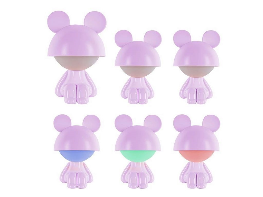 Світильник-нічник LED з акумулятором Cute Mouse фіолетовий, Kite