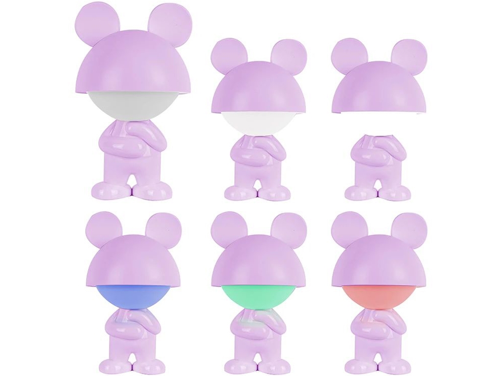 Светильник-ночник LED с аккумулятором Dreamy Mouse фиолетовый, Kite