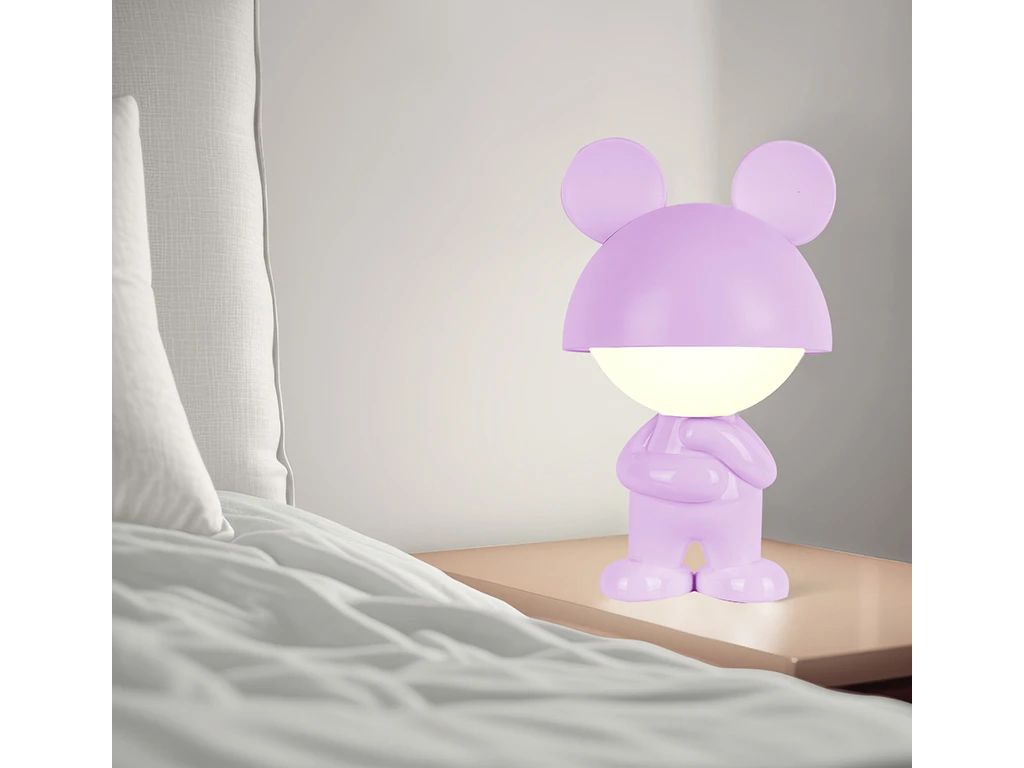 Светильник-ночник LED с аккумулятором Dreamy Mouse фиолетовый, Kite