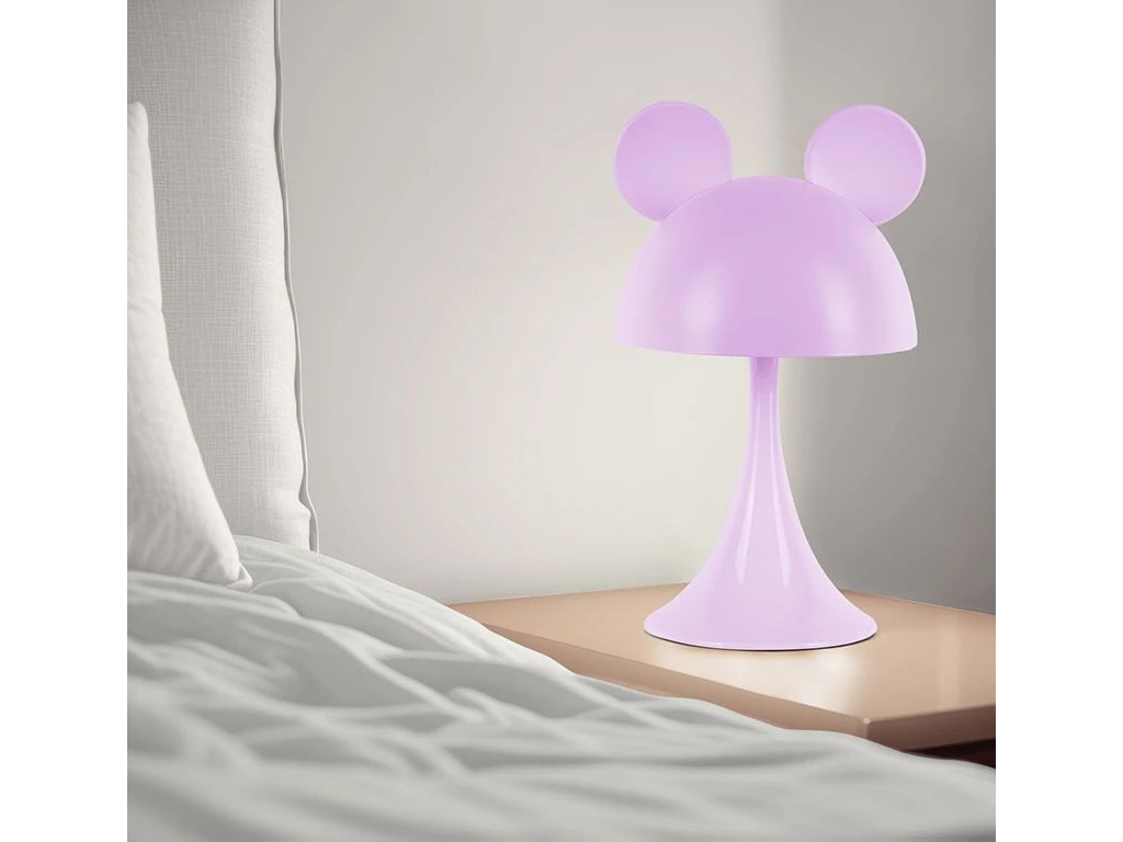 Светильник-ночник LED с аккумулятором Simple Mouse фиолетовый, Kite