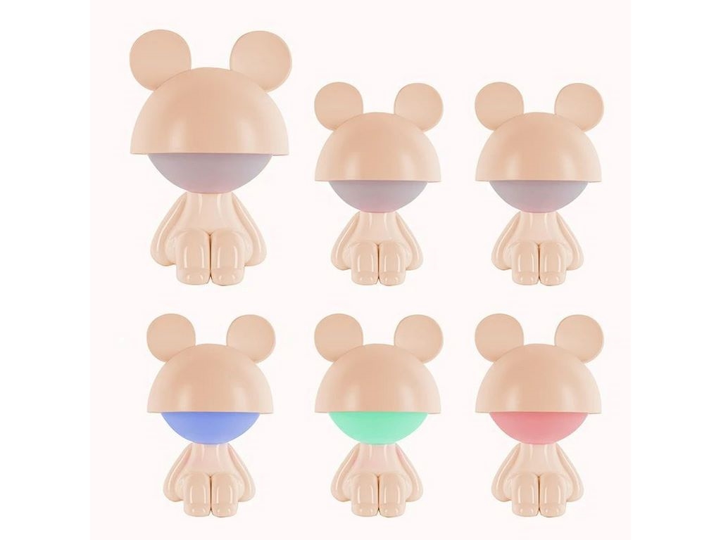 Світильник-нічник LED з акумулятором Cute Mouse персиковий, Kite