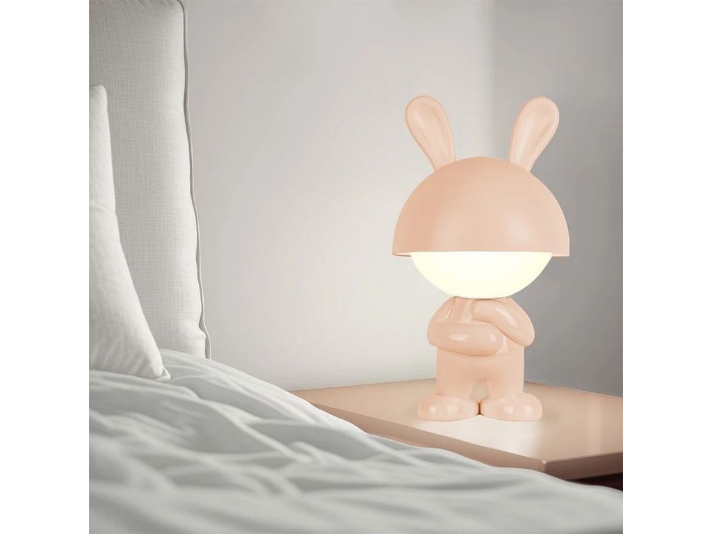 Світильник-нічник LED з акумулятором Dreamy Bunny персиковий, Kite