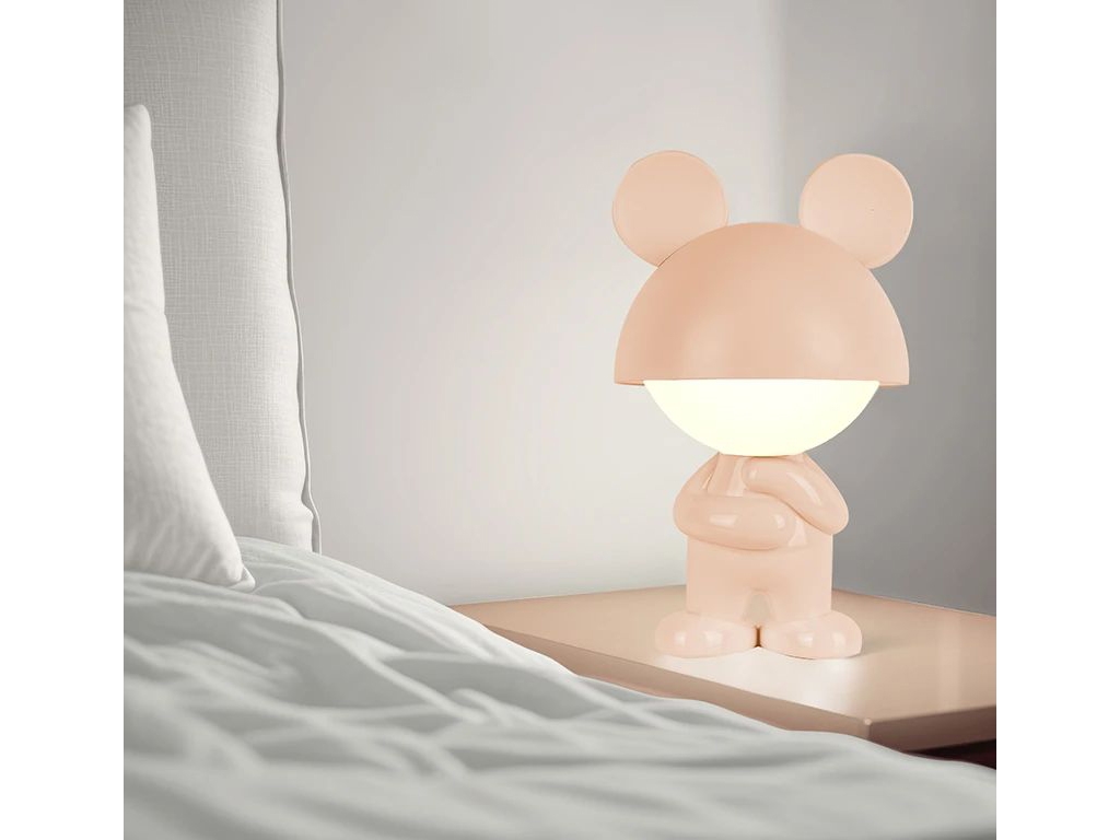 Світильник-нічник LED з акумулятором Dreamy Mouse персиковий, Kite